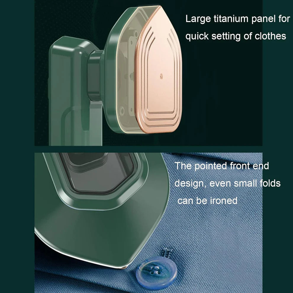 Mini Steamer Iron: 2-in-1 Portable Travel Friendly