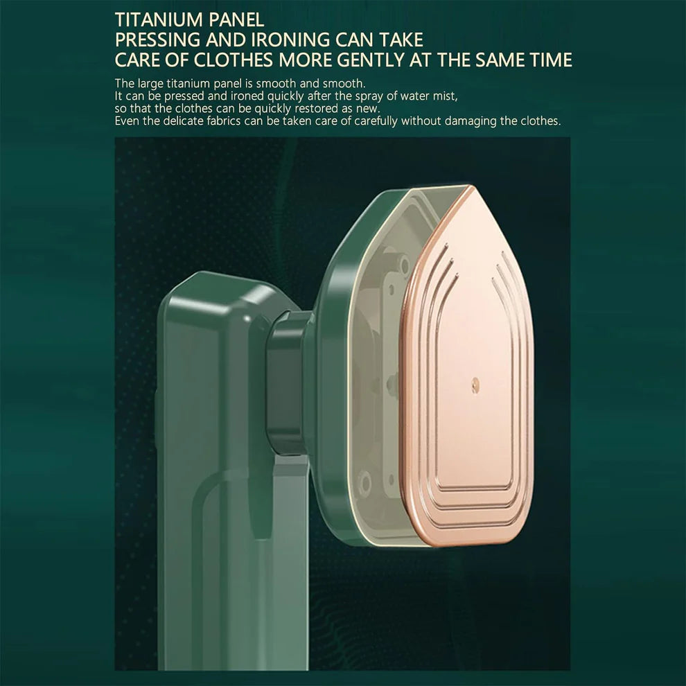 Mini Steamer Iron: 2-in-1 Portable Travel Friendly