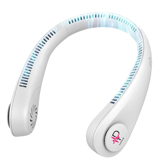 New Portable Neck Fan for Men and Women Bladeless Hands-Free Personal Fan with 3 Speed Modes 2000mAh Rechargeable Battery Twistable